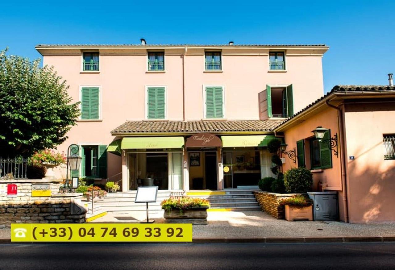 Hotel Restaurant Emile Job Montmerle-sur-Saone Exteriör bild