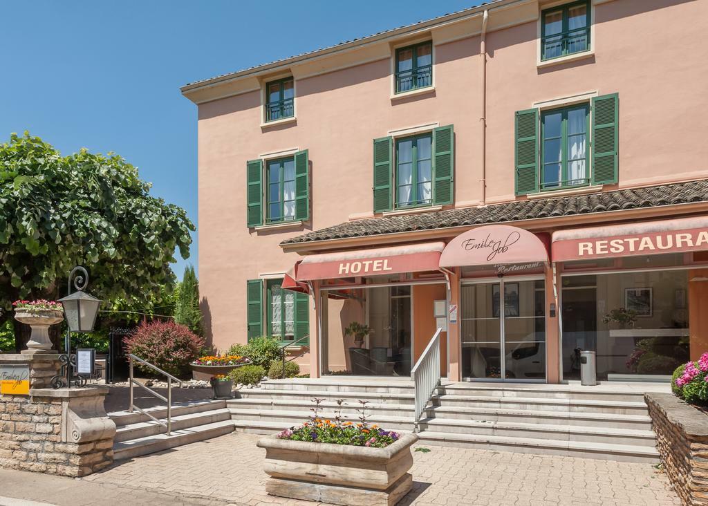 Hotel Restaurant Emile Job Montmerle-sur-Saone Exteriör bild